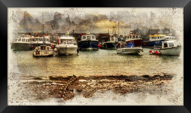 Newquay Harbour Framed Print by Kevin Ford