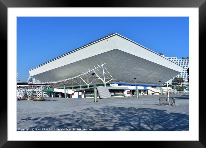 Expo center in Hong Kong Framed Mounted Print by Stan Lihai