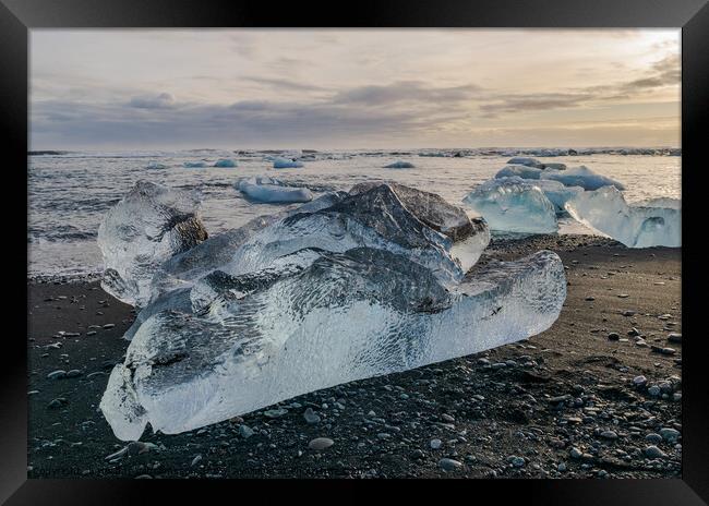 Big Iceberg. Framed Print by Hörður Vilhjálmsson