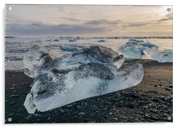 Big Iceberg. Acrylic by Hörður Vilhjálmsson