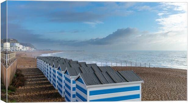 Hastings Beach Canvas Print by Nick Rowland