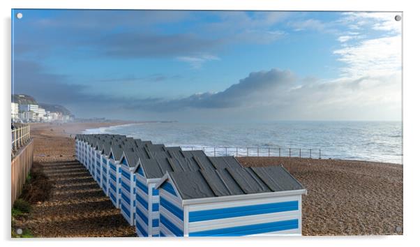 Hastings Beach Acrylic by Nick Rowland