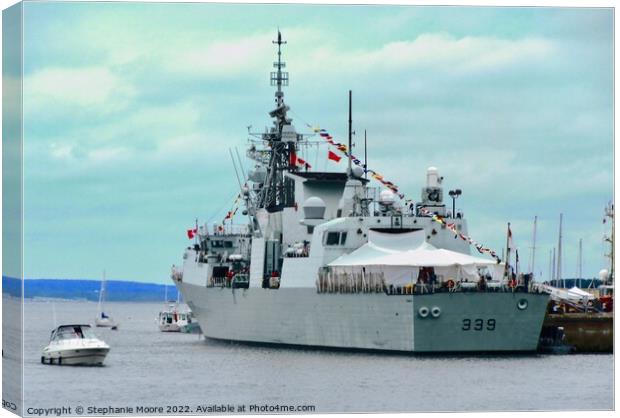 HMCS Charlottetown Canvas Print by Stephanie Moore