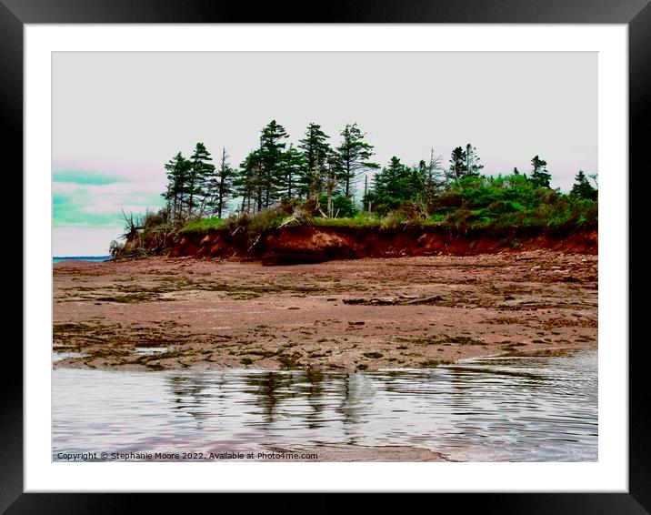 Tide's Out Framed Mounted Print by Stephanie Moore