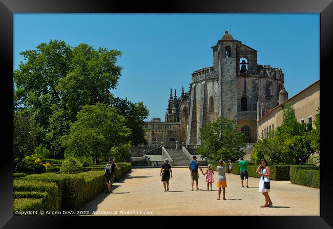 The Convent of Christ in Tomar. Portugal Framed Print by Angelo DeVal