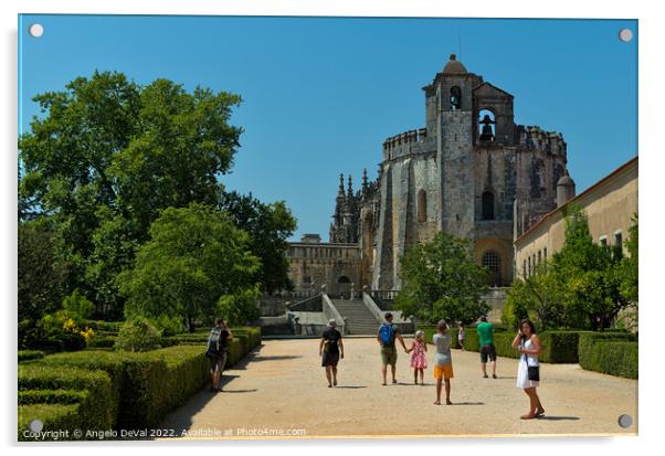 The Convent of Christ in Tomar. Portugal Acrylic by Angelo DeVal