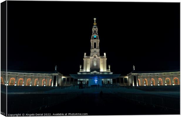 Fatima at Night Canvas Print by Angelo DeVal