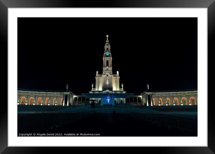 Fatima at Night Framed Mounted Print by Angelo DeVal