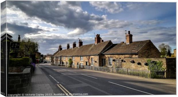 Wentworth Village Rotherham Canvas Print by Victoria Copley