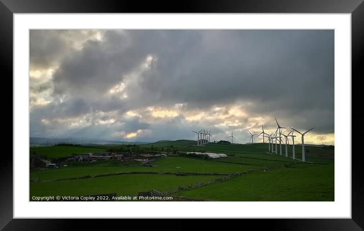 Royd Moor Framed Mounted Print by Victoria Copley
