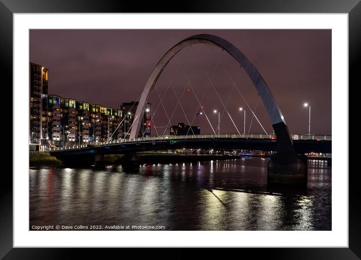  The Squinty Bridge Framed Mounted Print by Dave Collins