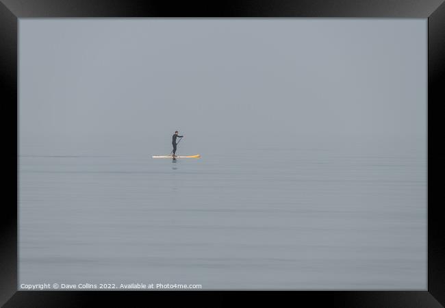 Alone in the mist Framed Print by Dave Collins