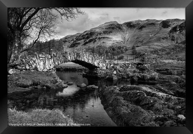 Slaters bridge in the lake district 691 Framed Print by PHILIP CHALK