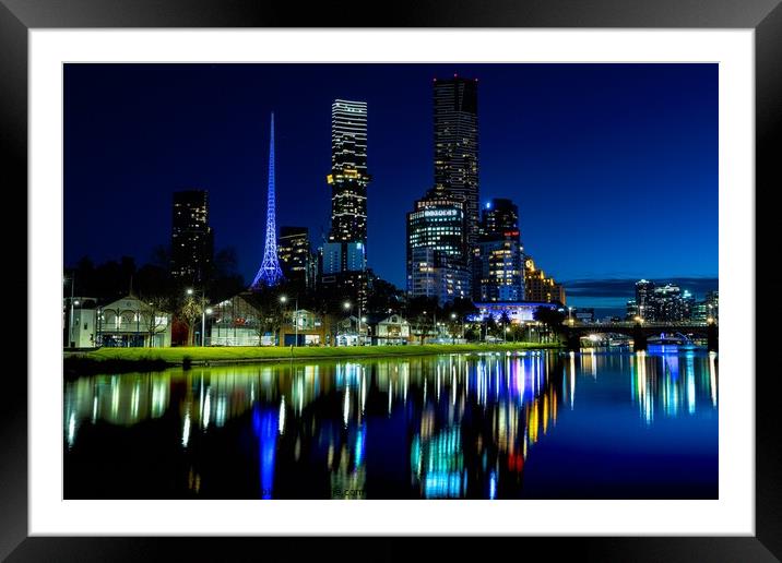 A Stained Glassed River  Framed Mounted Print by Shaun Sharp