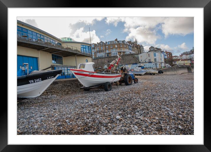 Cromer Seafront Framed Mounted Print by Chris Yaxley