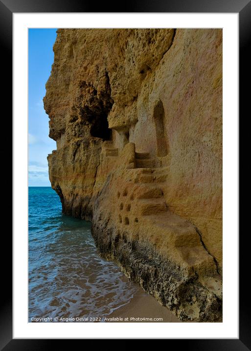 Outdoor stonerock Framed Mounted Print by Angelo DeVal