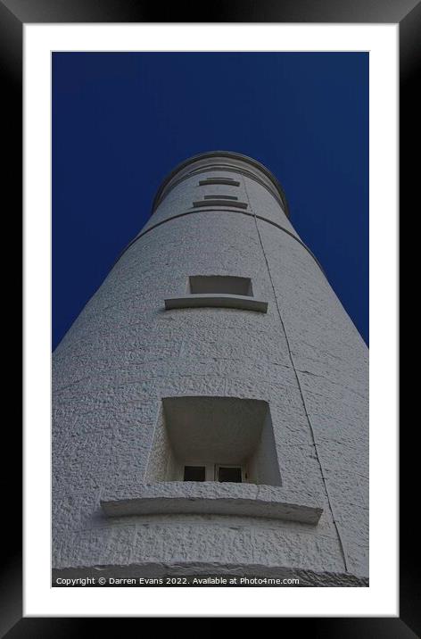 BuNash Point Lighthouse Framed Mounted Print by Darren Evans