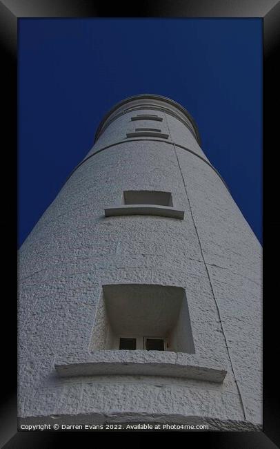 BuNash Point Lighthouse Framed Print by Darren Evans