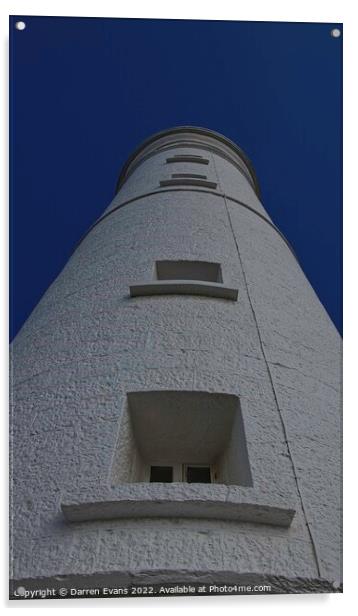 BuNash Point Lighthouse Acrylic by Darren Evans