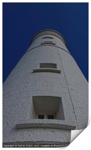BuNash Point Lighthouse Print by Darren Evans