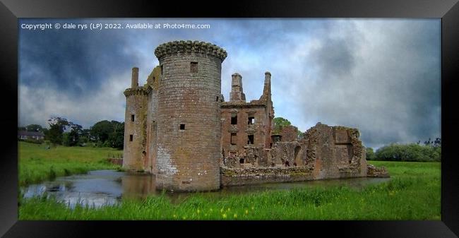 Caerlaverock Castle  Framed Print by dale rys (LP)