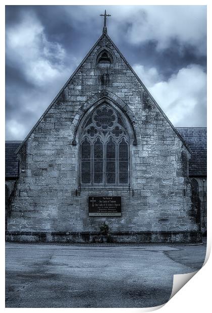 St Johns Church Kirkmuirhill Print by Duncan Loraine