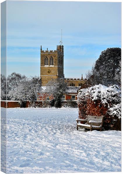 Winter in Wingrave Canvas Print by graham young