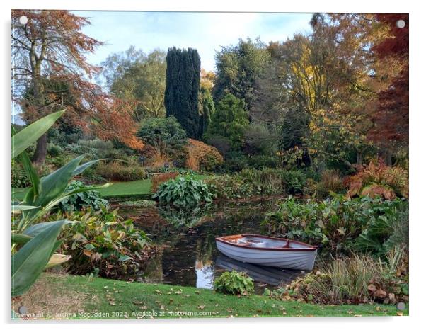 Beth Chatto Gardens - Elmstead - Colchester Acrylic by Joanna McCudden