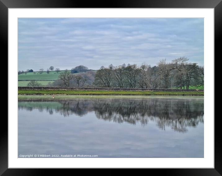 Outdoor waterside Framed Mounted Print by I Hibbert