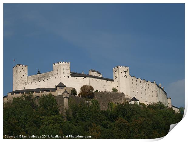 Festung Hohensalzburg Print by ian routledge