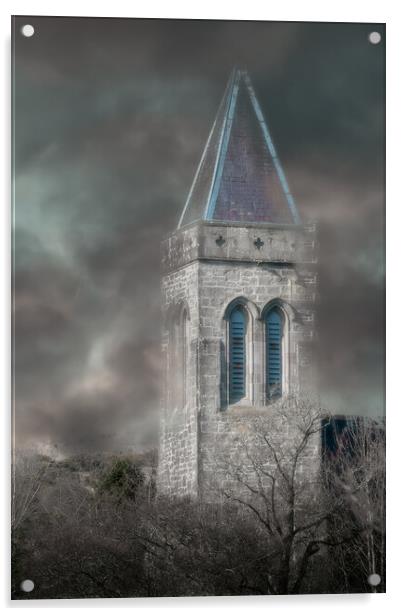 Church Port of Monteith Acrylic by Duncan Loraine