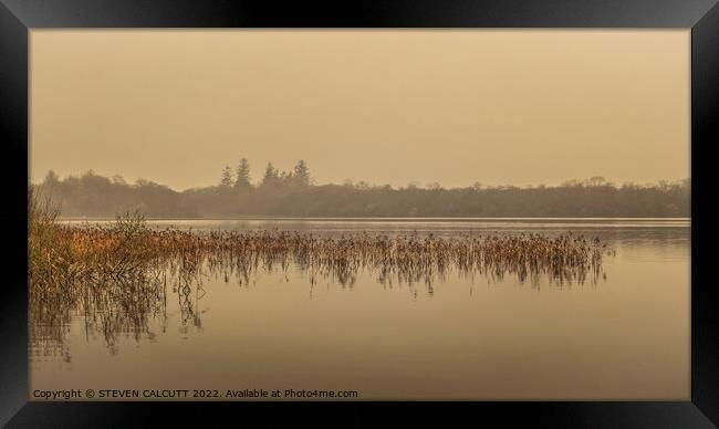 Scottish Loch Early Morning. Framed Print by STEVEN CALCUTT
