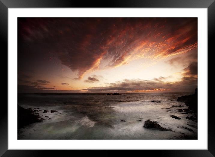 CAPE CORNWALL #1 Framed Mounted Print by Anthony R Dudley (LRPS)