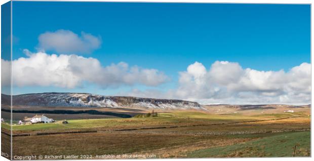 Birk Rigg, Cronkley Scar and Widdybank Fell, Teesdale Canvas Print by Richard Laidler