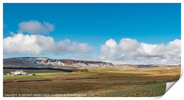 Birk Rigg, Cronkley Scar and Widdybank Fell, Teesdale Print by Richard Laidler