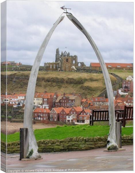 Whitby Canvas Print by Victoria Copley