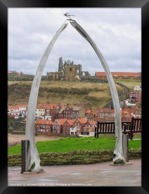 Whitby Framed Print by Victoria Copley