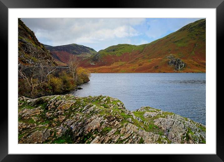 Crummock Water, Lake District Framed Mounted Print by Martyn Arnold