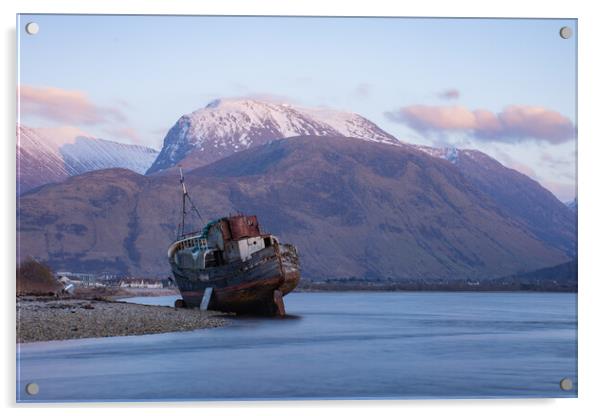 Fort William Shipwreck Acrylic by Kevin Winter