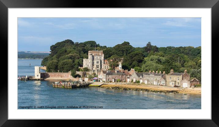 Brownsea Island, Poole Harbour Framed Mounted Print by Keith Douglas