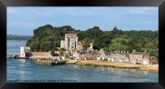 Brownsea Island, Poole Harbour Framed Print by Keith Douglas