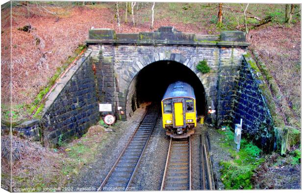 Totley Tunnel. Canvas Print by john hill