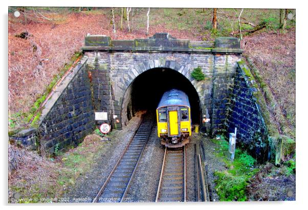 Totley Tunnel. Acrylic by john hill