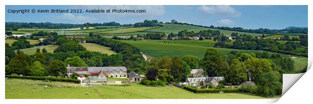 West Melbury Dorset Print by Kevin Britland