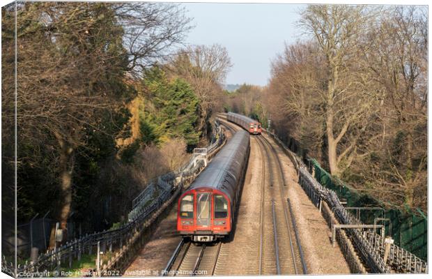 Roding Valley Transport Canvas Print by Rob Hawkins