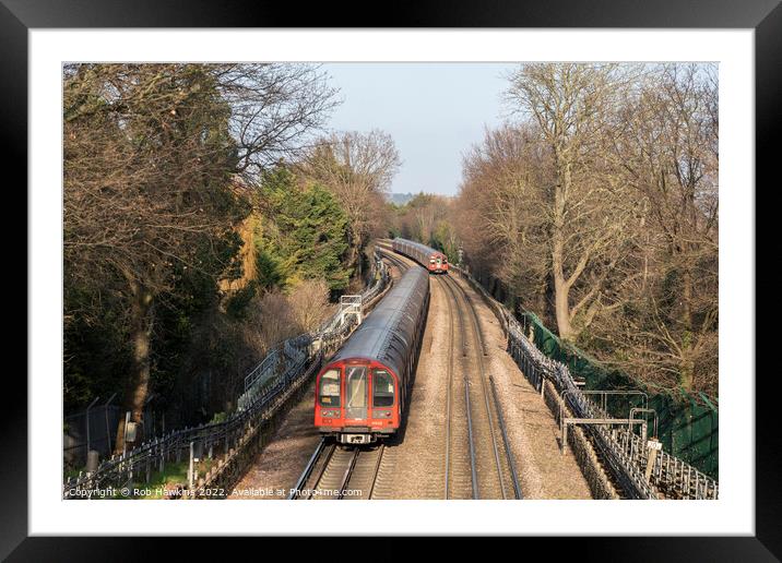 Roding Valley Transport Framed Mounted Print by Rob Hawkins