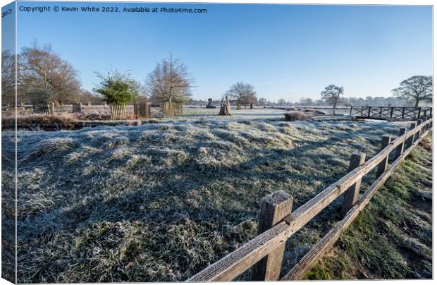 April frost Canvas Print by Kevin White