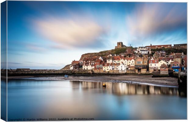 4 minutes at Whitby Canvas Print by Martin Williams
