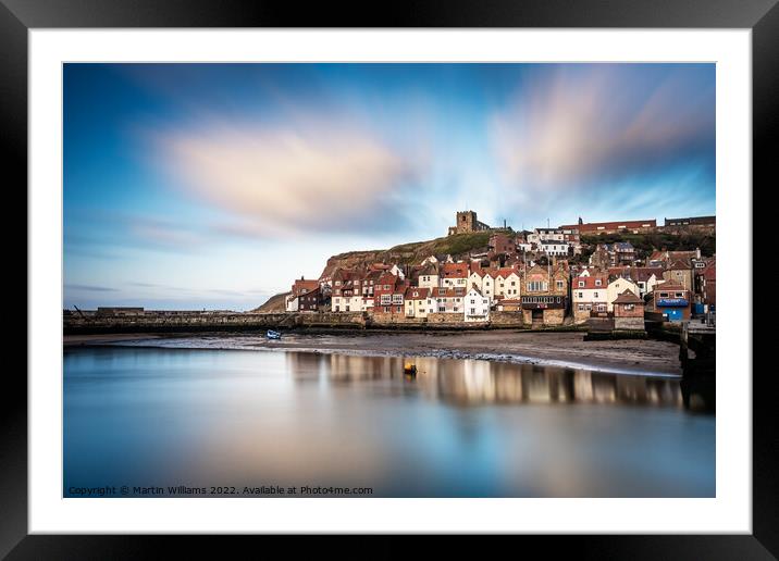 4 minutes at Whitby Framed Mounted Print by Martin Williams