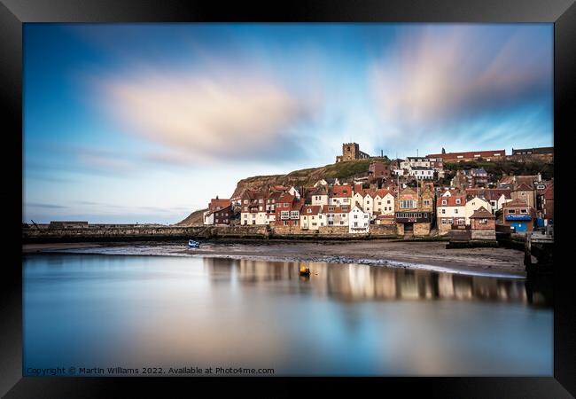 4 minutes at Whitby Framed Print by Martin Williams